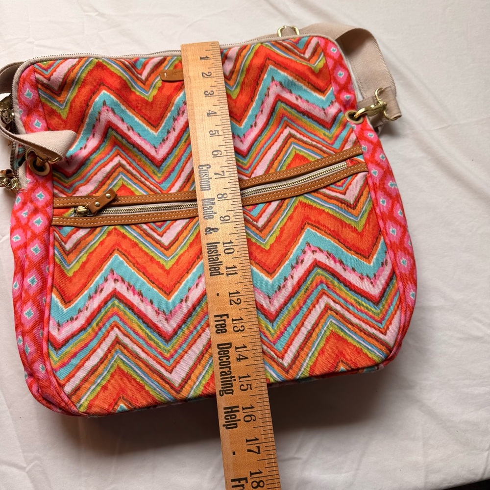 Dena Designs Colorful Zigzag Patterned Shoulder B… - image 2